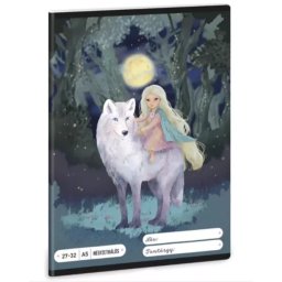 Luminile Nordului: caiet cu pătrățele - format A5