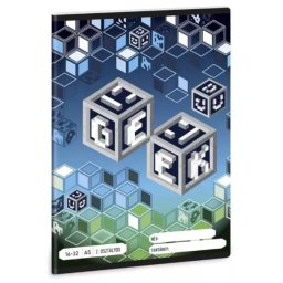 Geek: Caiet tip 1 cu linii – clasa a II-a, format A5