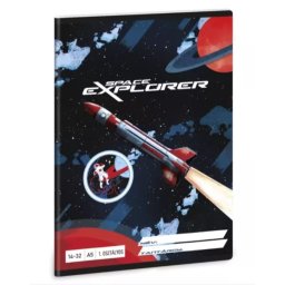 Exploratorul spațiului: Caiet liniat - clasa I, format A5
