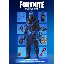The Fortnite Cobalt Star Bundle + 1000 V-Bucks