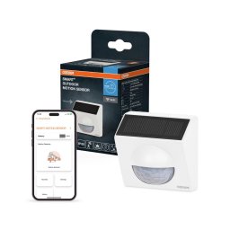 Osram - Senzor de mișcare solar SMART+ pentru exterior, 3,7 V, alb, IP65, Wi-Fi, 800 mAh