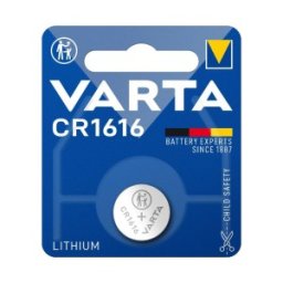 Set 4 x Baterie Tip Buton Litiu CR1616 Varta, 50 mAh