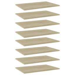 Placi biblioteca, 8 buc., stejar sonoma, 60 x 40 x 1,5 cm, PAL GartenMobel Dekor