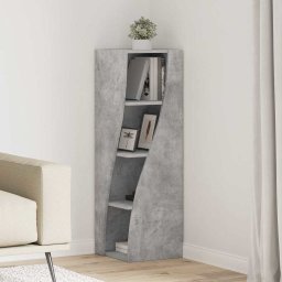 Dulap de colt Alb 32x32x102cm Lemn compozit GartenMobel Dekor