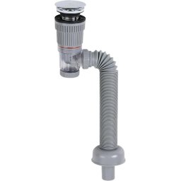 Scurgere Leziter click-clack pentru chiuveta, cu sifon anti-miros si furtun flexibil