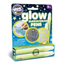 Carioci fosforescente pentru desene luminoase in intuneric, 2 x 9 ml