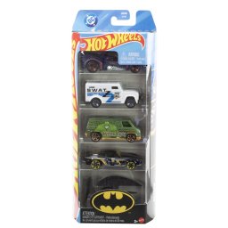 Set 5 masinute Hot Wheels Batman pentru copii si colectionari Mattel