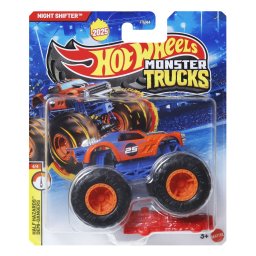 Masinuta Hot Wheels Monster Trucks Night Shifter, scara 1:64