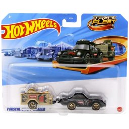 Masinuta Hot Wheels Track Fleet Porsche 911 Off Roader negru, scara 1:64