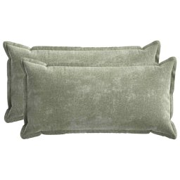 Husa pentru perna 2 pcs HOUTEN Verde 40 x 80 cm GartenMobel Dekor
