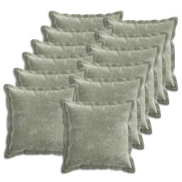 Husa pentru perna 12 pcs HOUTEN Verde 50 x 50 cm GartenMobel Dekor