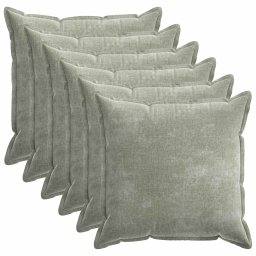 Husa pentru perna 6 pcs HOUTEN Verde 80 x 80 cm GartenMobel Dekor