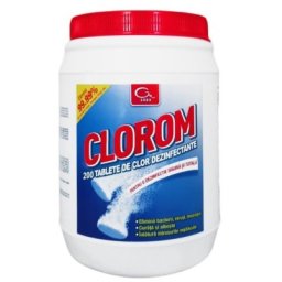 Pastile efervescente dezinfectatnte clor cutie 200 tablete E0 - Clorom