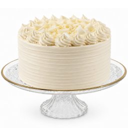 Fructiera tip platou Pufo Luxury din sticla cu picior pentru prajituri, torturi, fructe, aperitive, 25 cm