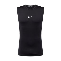 NIKE Tricou funcțional negru / alb