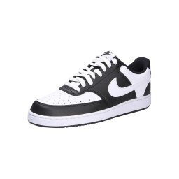 NIKE Sneaker low 'Court Vision' negru / alb