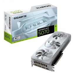 GIGABYTE GeForce RTX 5070 EAGLE OC ICE SFF 12G NVIDIA 12 Giga Bites GDDR7 (GV-N5070EAGLEOC ICE-12GD)
