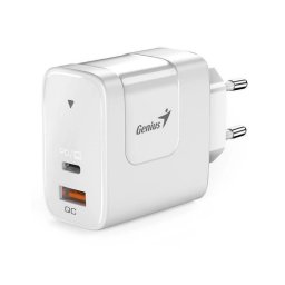 Genius PD-65AC 65W USB/Type-C Adaptor de alimentare - alb