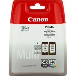 Canon PG-545/CL-546 Multipack cartușe cu cerneală 2 buc. Original Negru, Cyan, Magenta, Galben