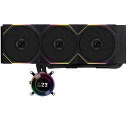 Lian Li GA II Hydroshift II LCD-C 360TL Procesor Răcire lichidă all-in-one 12 cm Negru 1 buc.