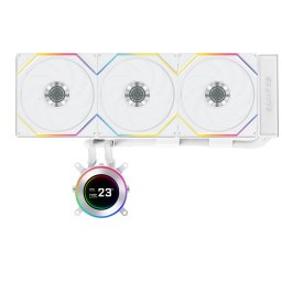 Lian Li GA II Hydroshift II LCD-C 360TL Procesor Răcire lichidă all-in-one 12 cm Alb 1 buc.
