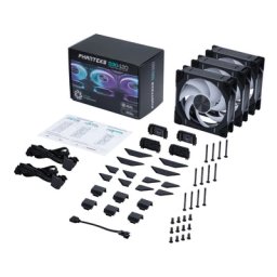 Phanteks D30-120 D-RGB Fan Carcasă calculator Ventilator 12 cm Negru 3 buc.