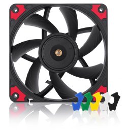Noctua NF-A12X15 PWM CH.BK.S sistem răcire computer Carcasă calculator Ventilator 12 cm Negru