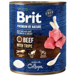 Conservă Brit Premium Beef with Tripe (6 x 800 g) 4.8 kg