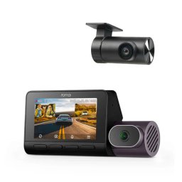 Camera auto 70mai 4K fata-spate 1080P interior GPS WiFi 6 4G Ready microSD, T800-2-256G