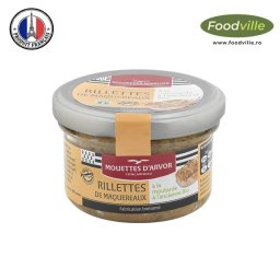 Mouttes d'Arvor Rillettes macrou cu mustar BIO 90 gr