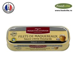 Mouettes d'Arvor Conserva file macrou franțuzesc in sos crema cu mustar 169 gr