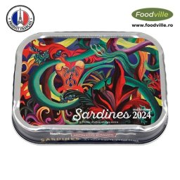 Mouttes d'Arvor Conserva sardine franțuzeşti millesimées Ville Bleue Editie Limitata 2024 115 gr