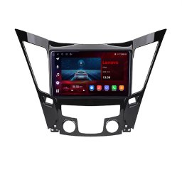 Navigatie Hyundai Sonata 2010-2014 Lenovo 4G CarPlay Wireless 4+64GB 9”