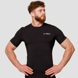 GymBeam Tricou de compresie Mid Black L