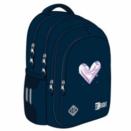 Ghiozdan Majewski ST Right, BP58, Moonlight Heart, 16 inch, 4 compartimente
