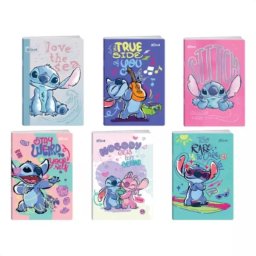 Caiet liniat Stitch - A4, de la clasa a IV-a, diverse modele