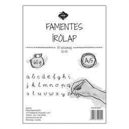 Foaie de scris în plic – format A5, fără lemn, set de 50 buc.