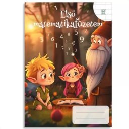 Caietul meu de matematică nr. 1 – A5, pătrățele mari, clasa I