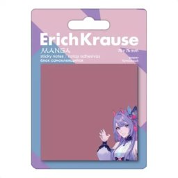 Bloc-notes autocolant cu model manga - 75 x 75 mm, 50 file
