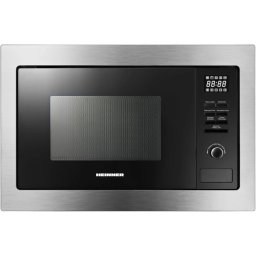 Cuptor cu microunde HEINNER HMW-MDBI25GDIX, 25l, 900 W, 10 programe, Negru/Inox