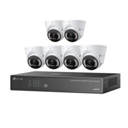 Kit Camere de supraveghere NVR TP-Link VIGI NK8MP-T6425-2T + 6 x Camera supraveghere Vigi C445
