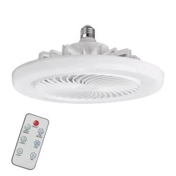 Ventilator de tavan cu 3 functii tip aplica LED 30W si fasung E27
