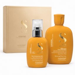 Pachet Alfaparf Semi di Lino Sunshine After Sun - Sampon, 250 ml + Leave-in pentru Protectie Solara, 125 ml