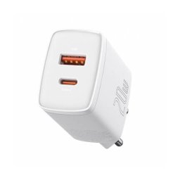 Incarcator Retea Baseus Compact 20W 3A 1 x USB-A - 1 x USB-C Alb CCXJ-B02