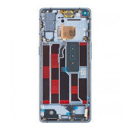 Display Cu Touchscreen Oppo Reno4 Pro 5G Cu Rama Albastru Galactic Blue Service Pack 4904737