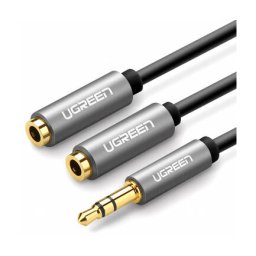 Adaptor Audio Splitter UGREEN 3.5mm - 2 x 3.5mm AV123 0.2m Gri