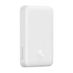 Baterie Externa Baseus Wireless Magnetic Mini 10000mAh 20W PD + FQI 1 x QI - 1 x USB-C Alb