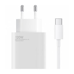 Incarcator Xiaomi BHR9462EU 120W USB-A Cablu USB-A la USB-C Inclus Alb