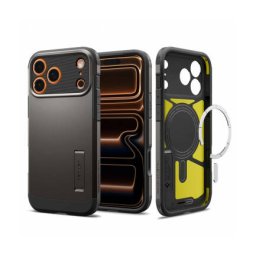 Husa MagSafe Spigen Tough Armor T pentru Apple iPhone 17 Pro Max Gri