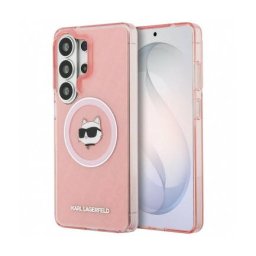 Husa Karl Lagerfeld MagSafe Samsung Galaxy S26 Ultra S948 IML Choupette Head on KL Repeated Logo Roz